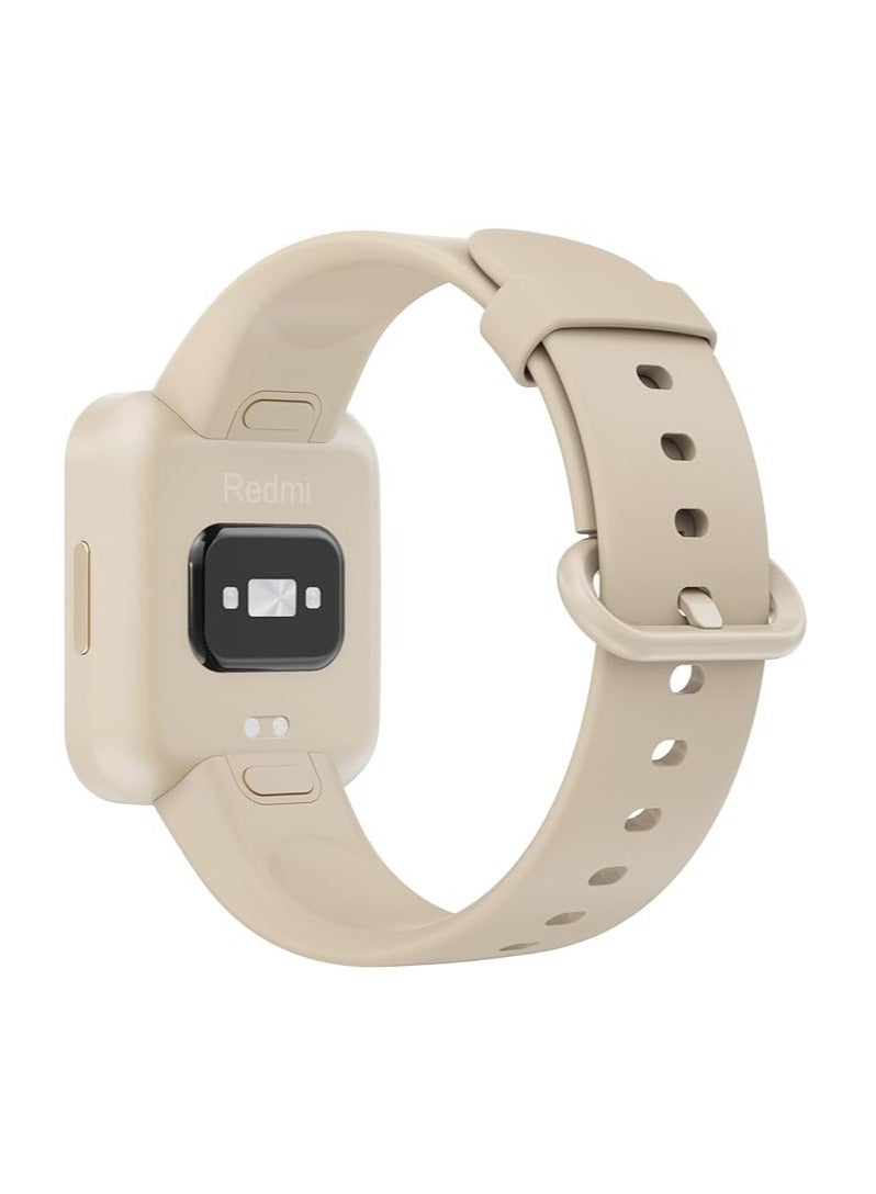 Sport Strap for Xiaomi Redmi Watch 2 / MI Watch Lite 2 / Redmi Watch 2 Lite, Soft Silicone Wristband Xiaomi Redmi Watch 2 for Men Women (Beige) - Image 2