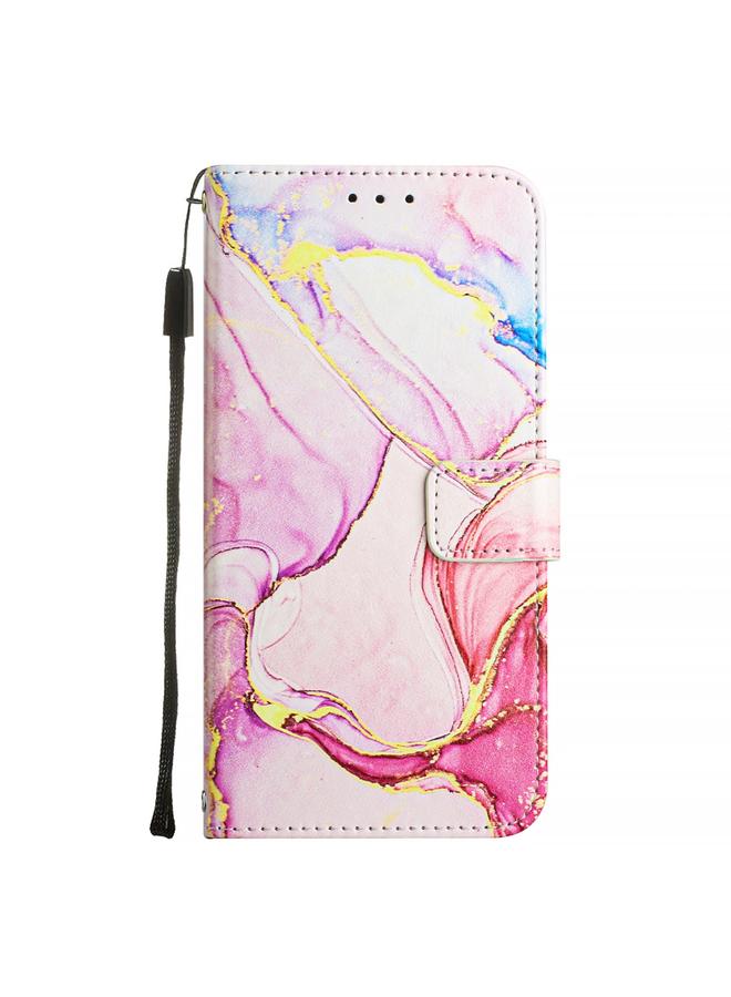 Zaboon Case For Infinix Note 40 Pro 4G PT003 Marble Pattern Flip Leather Phone Case - Image 3