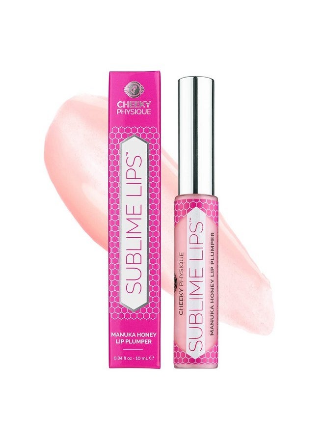 تشيكي فيزيك ملمع شفاه Sublime Lips Lip Plumper Gloss Clear - علاج تكبير الشفاه بعسل مانوكا وحمض الهيالورونيك والببتيدات - مكونات طبيعية مثبتة سريريًا تملأ وترطب الشفاه للحصول على مظهر أكثر امتلاءً  - Image 1