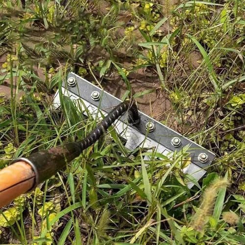 PANCA 5 Teeth Garden Rake Heavy Duty Carbon Steel Rake Handle for Soil Loosening, Weeding, Lawn & Yard Cleaning – Multipurpose Outdoor Gardening Tool for Home Farm & Agricultural Use - Image 5