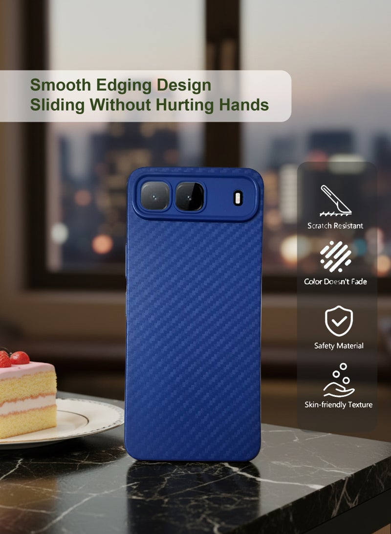 غطاء خلفي من السيليكون لهاتف Infinix Hot 60i - مصنوع من مادة TPU السيليكونية، فتحات متينة ودقيقة - حماية من الخدوش والغبار والبقع، مقاوم للصدمات والماء لهاتف Infinix Hot 60i - أزرق - Image 4