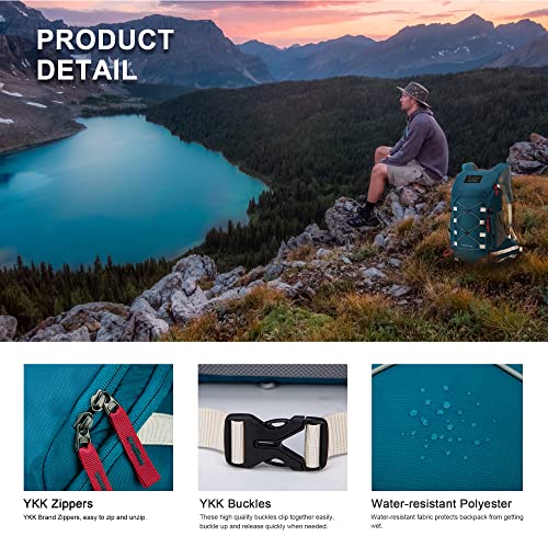 MOUNTAINTOP Hiking Backpack 35L Travel Backpack Lightweight Daypack for Men&Women Outdoor Camping - Image 5
