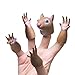 AQKILO Finger Puppet Set Animals Puppet Show Theater Props Novelty Toys Weird Stuff Gifts Squirrel Cat - Image 4