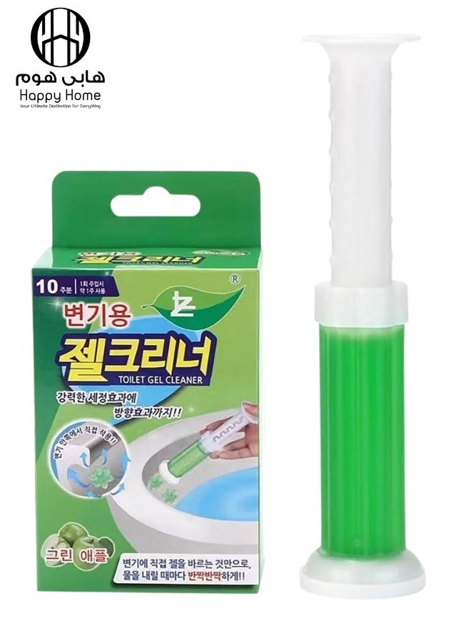 Floral scented toilet gel cleaner, 120ml. A descaler and odor remover for a clean bathroom. Long-lasting freshness. Easy to use. 12 flower gels per bottle. The smell of roses - Image 1