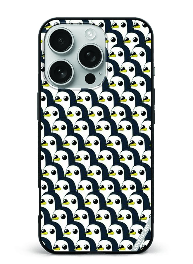 COVERSCART Protective Case Cover For Apple iPhone 16 Pro Max Penguin Design Multicolour
