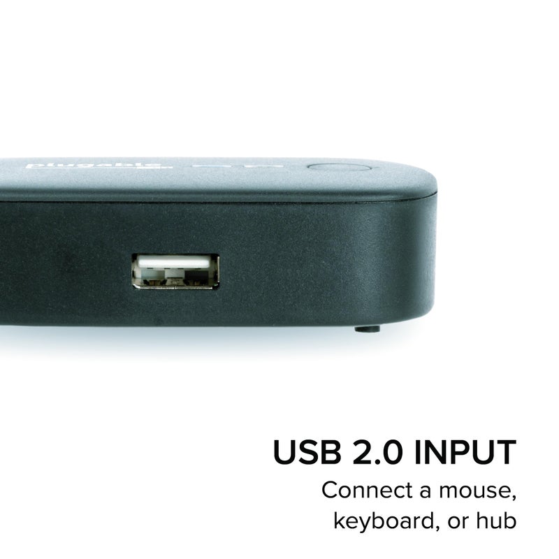 Plugable USB 2.0 Sharing Switch for One-Button USB Device Port Sharing Between Two Computers (A/B Dual Computer Switch) - Image 3