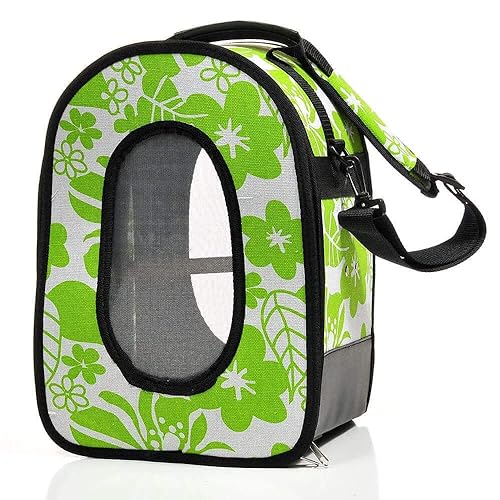 A&E Cage Co. A&E CAGE COMPANY 001376 Happy Beaks Soft Sided Travel Bird Carrier Black, 14.5X10.5X7 in - Image 2
