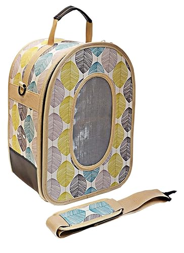 A&E Cage Co. A&E CAGE COMPANY 001376 Happy Beaks Soft Sided Travel Bird Carrier Black, 14.5X10.5X7 in - Image 4