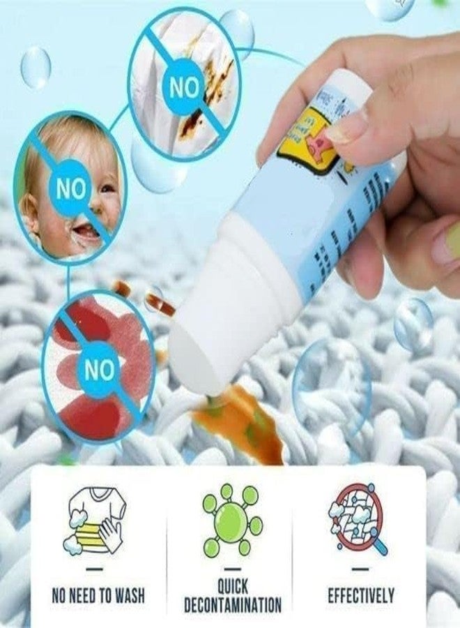 ESTAMINE Stain Remover for Clothes Roller-Ball Cleaner White Cotton Clothes Stain Remover Roll Bead Design Instant Stain Remover for Cotton, Linen, Polyester,Blended Fabric, Denim, Down Jacket etc. - Image 2