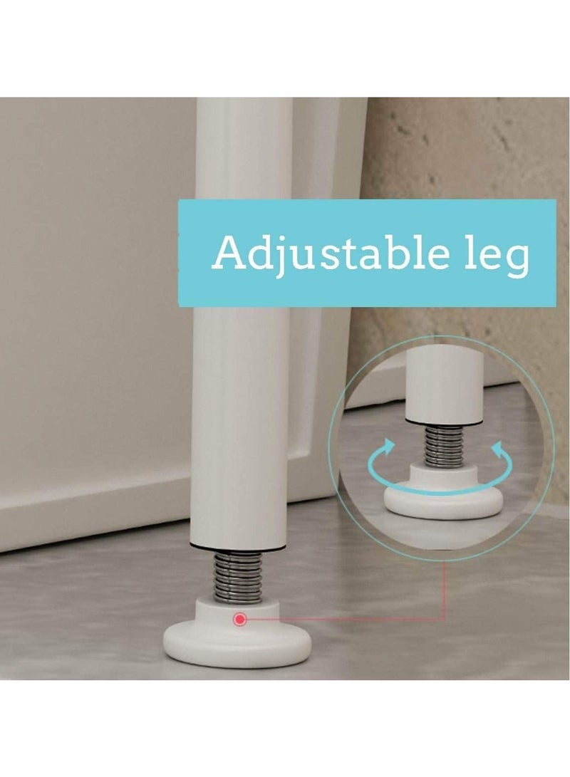 ELTRAZONE Metal Toilet Cabinet Shelving Kitchen Bathroom Space Saver Shelf Organizer Holder New - Image 5