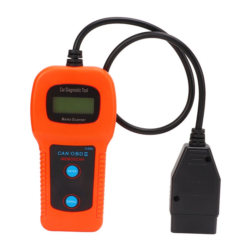Car OBD2 Scanner 2-Line Backlit LCD Display - Easy To Use CAN OBDII Scanner Tool for 2002 And Newer Vehicles - Image 1