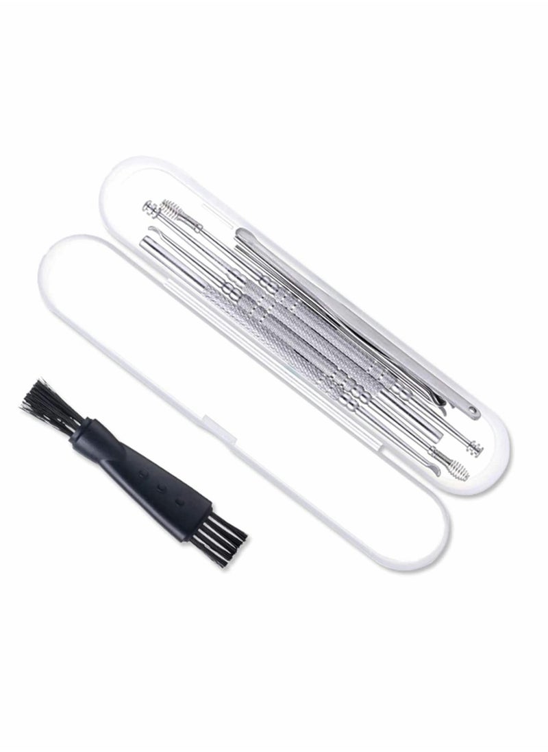 KASTWAVE - Ear Wax Removal Kit, 8-in-1 Ear Pick Tools Cleaner for Humans Reusable Ear Cleaner Medical Grade Stainless Steel Ear Wax Remover with Storage Box for Men Women - Image 1