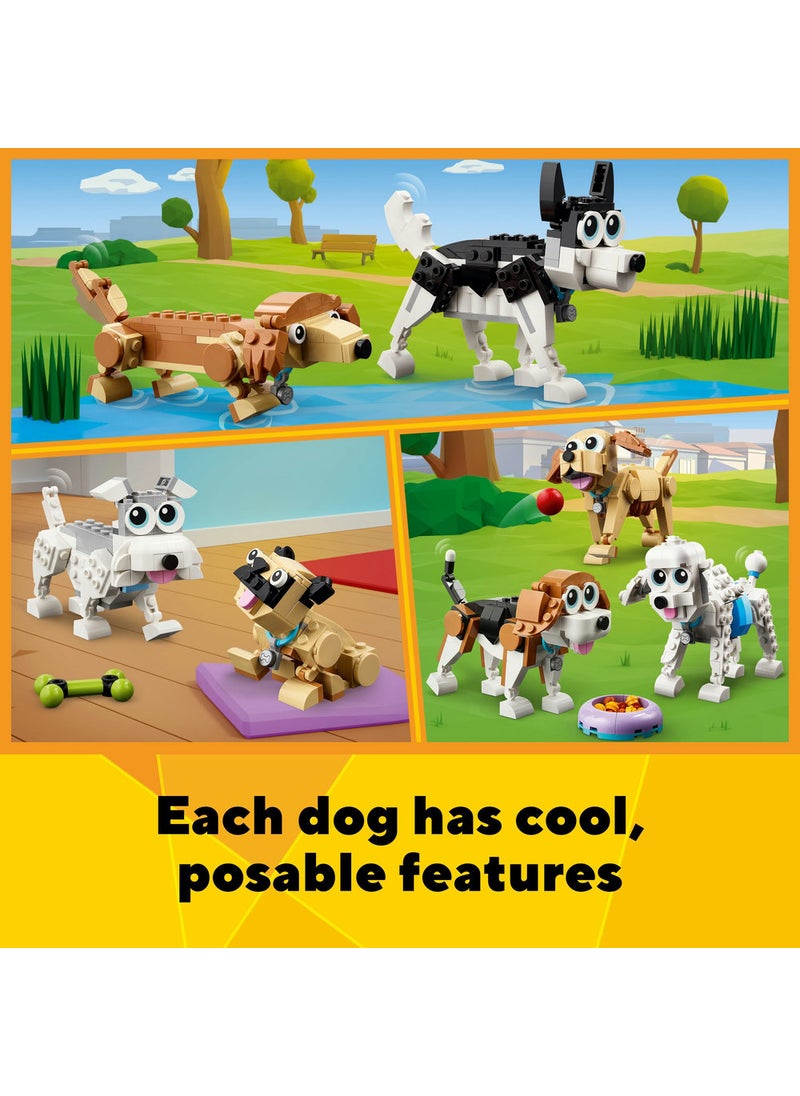 LEGO Creator Adorable Dogs 31137 Building Toy Set (475) Pieces  - Image 5