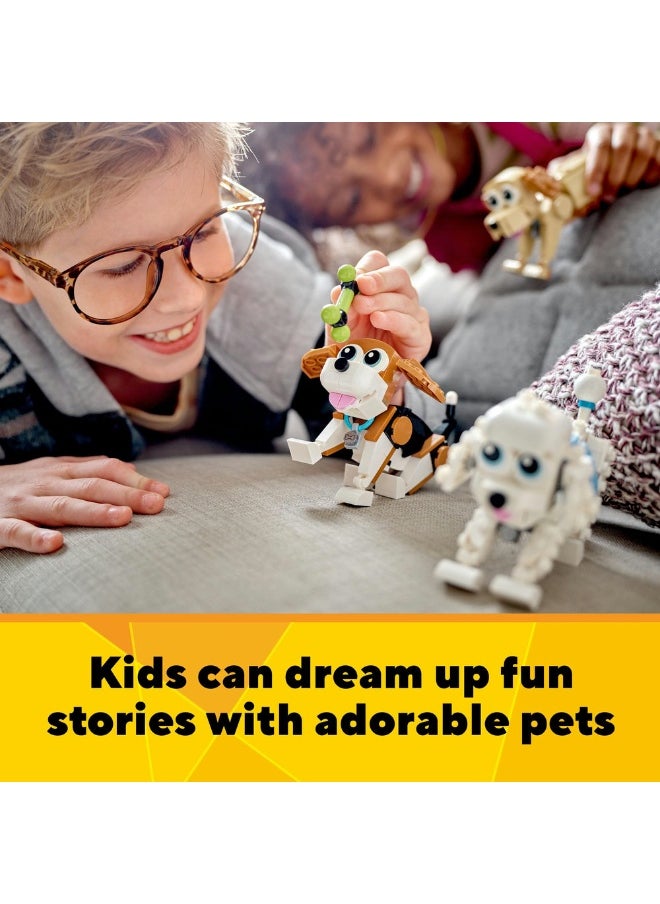 Creator Adorable Dogs 31137 Building Toy Set (475) Pieces