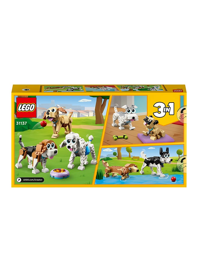 LEGO - Creator Adorable Dogs 31137 Building Toy Set (475) Pieces - Image 1