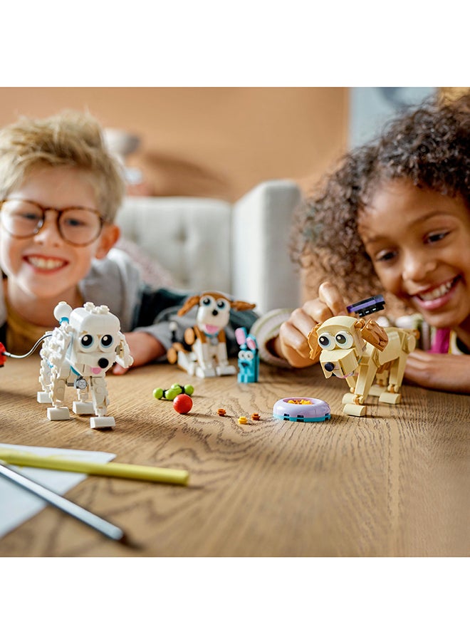 LEGO Creator Adorable Dogs 31137 Building Toy Set Including Beagle, Poodle, Pug, Schnauzer, Dachshund, Husky and Labrador Models; Gift for Dog-Lovers and Kids Aged 7+ Who Enjoy Imaginative Play (475 Pieces)  - Image 2
