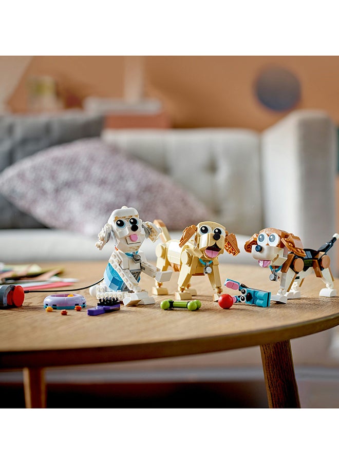 LEGO Creator Adorable Dogs 31137 Building Toy Set Including Beagle, Poodle, Pug, Schnauzer, Dachshund, Husky and Labrador Models; Gift for Dog-Lovers and Kids Aged 7+ Who Enjoy Imaginative Play (475 Pieces)  - Image 4