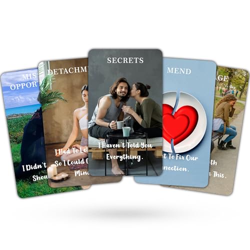 DPEHAKMK Message of Love Oracle Cards, Oracle Cards for Beginners, Including Love, Romance, Twin Flame, Soulmate Messages - Image 2