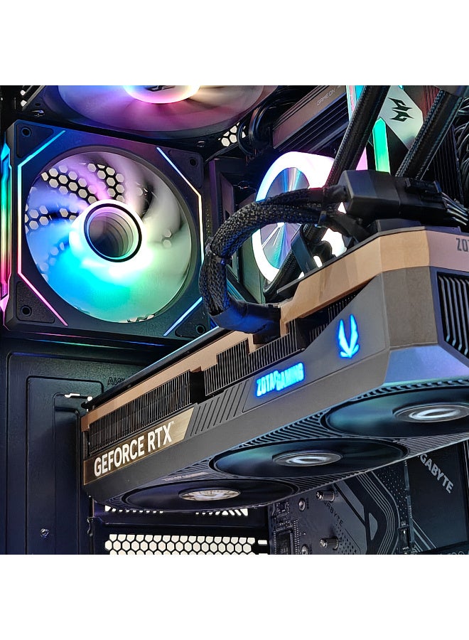 Mostech General Trading LLC GAMING PC i9-14900KF (up to 6.00 GHz)| RTX 5080 16GB GDDR7 | SSD 2TB NVMe M.2 | RAM 32GB DDR5 6000MHZ | CPU Liquid Cooler 360MM | WIFI READY WIN 11 PRO BLACK - Image 3