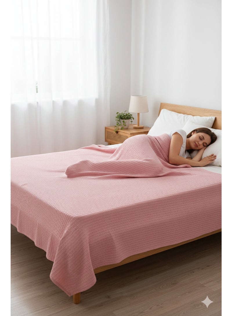 Nile Weave Elegant Egyptian Cotton Orchid Throw Blanket – ultra-soft, lightweight, and beautifully crafted. Enjoy luxurious comfort, breathable warmth, and timeless sophistication in any room. - Image 2