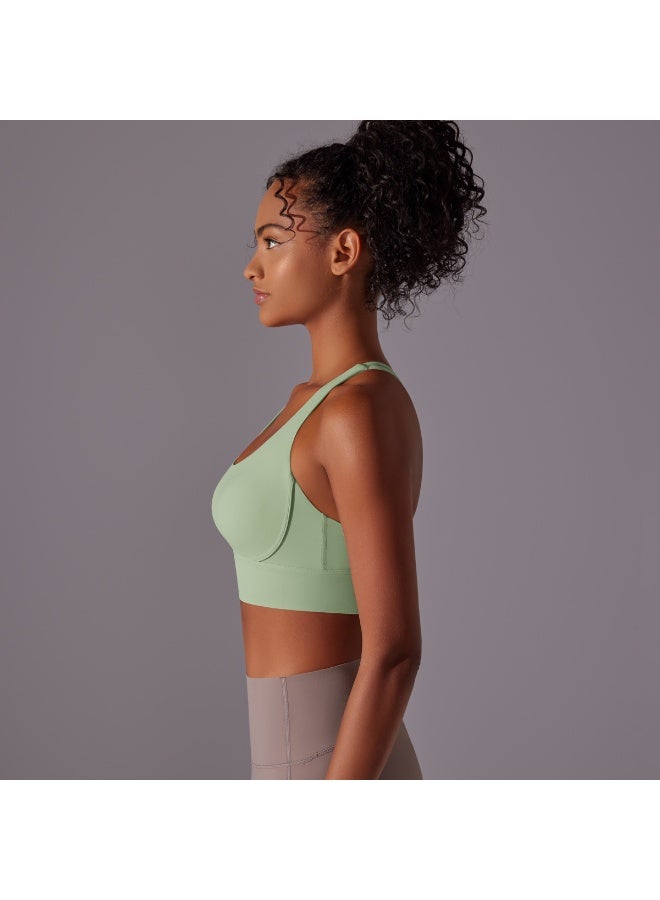 Top Women Bra Cropped Bralette Gym Yoga Sports Bra Cross  Back Female Bra Breathable Top Women's Underwear - Image 4