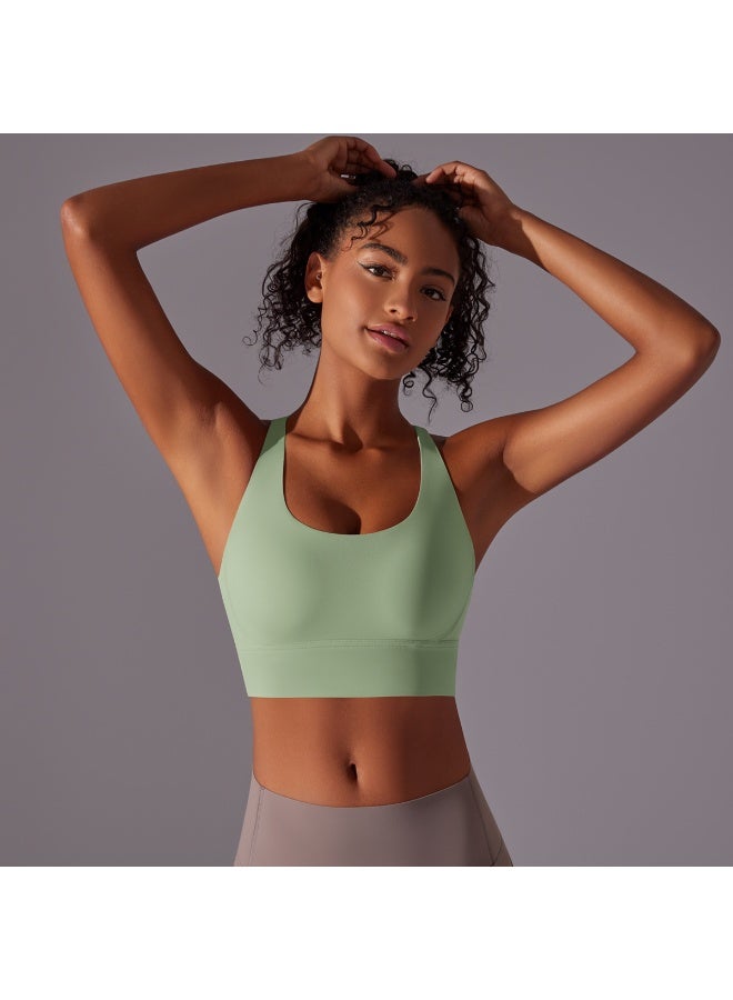 Top Women Bra Cropped Bralette Gym Yoga Sports Bra Cross  Back Female Bra Breathable Top Women's Underwear - Image 5