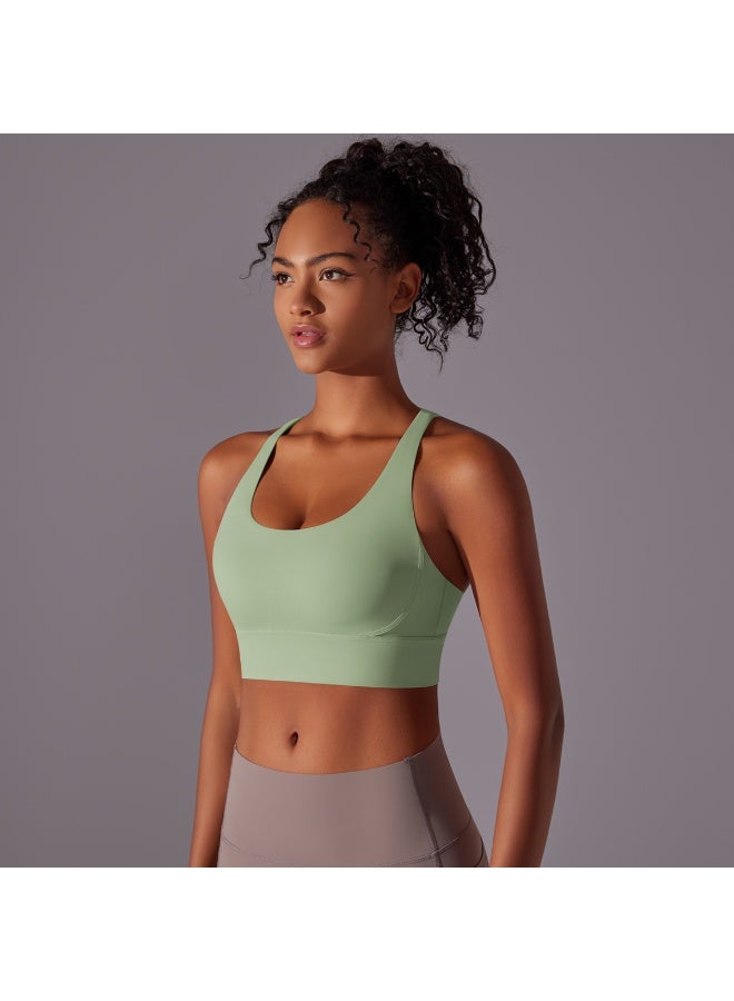 Top Women Bra Cropped Bralette Gym Yoga Sports Bra Cross  Back Female Bra Breathable Top Women's Underwear - Image 3