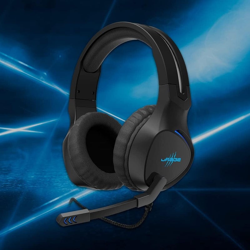 uRage SoundZ 400 Wired Gaming Headset, USB Wired Over Ear Gamer Headset with Microphone, Stereo Headphones with Volume Control & Mute Button - Image 4