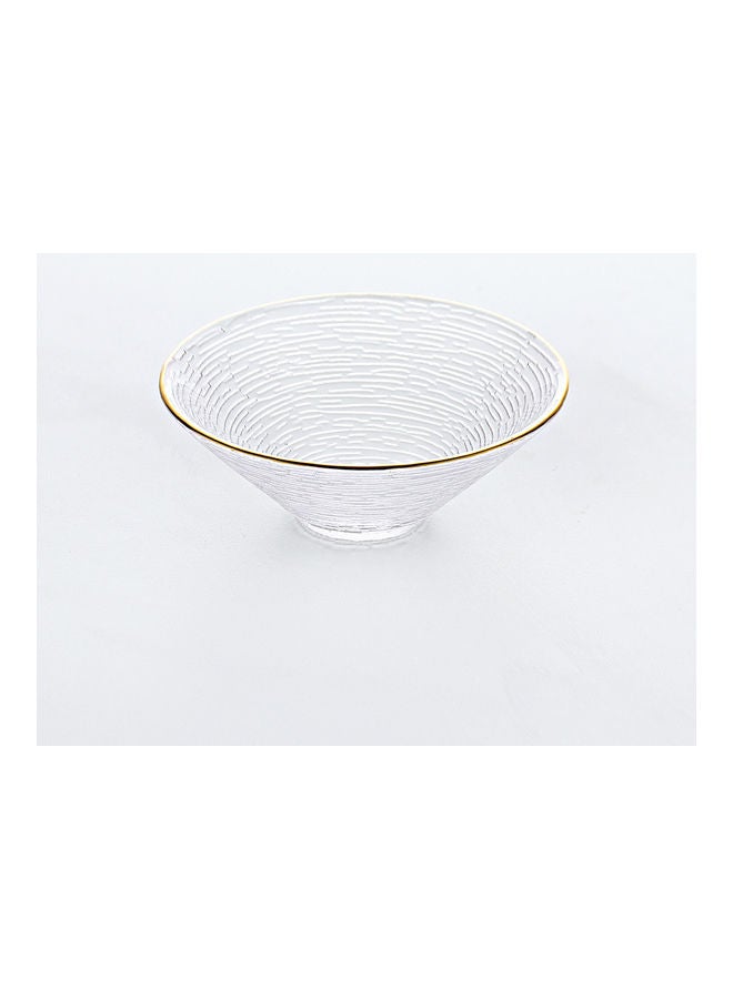Phnom Penh Fruit Glass Bowl Clear 12x4.5cm - Image 5