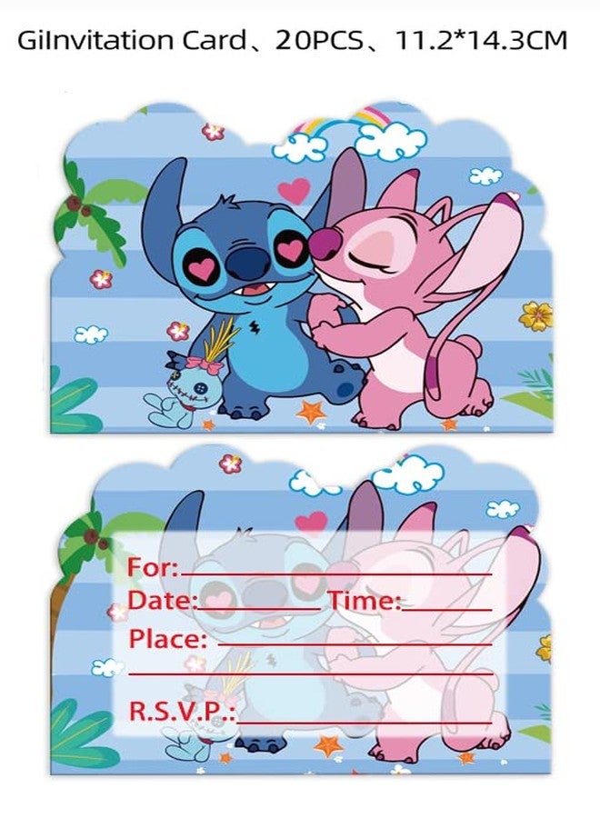 Losede 20pcs Birthday Party Invitations Birthday Party Supplies Decoration (Style 3) - Image 2