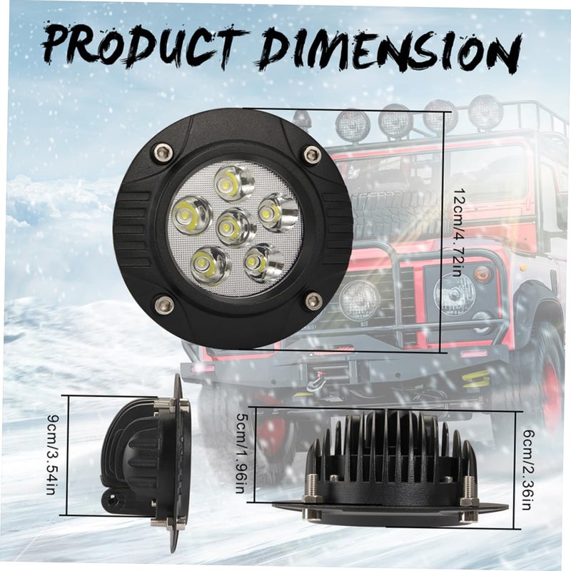 Black 4 Inch LED Work Light Bar Off Road Auxiliary Lamp For Truck And SUV - Image 3