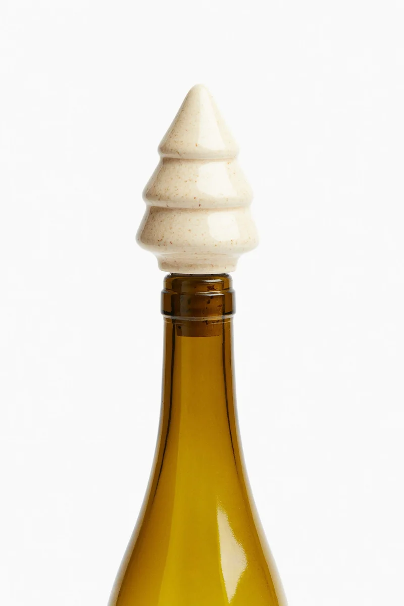 H&M Stoneware and cork bottle stopper