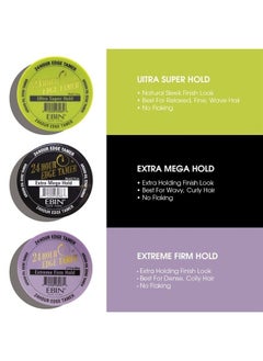 EBIN NEW YORK 24 Hour Edge Tamer, Ultra Super Hold, 2.7Oz - No Flaking, No White Residue, Shine and Smooth texture with Argan Oil and Castor Oil  - Image 5