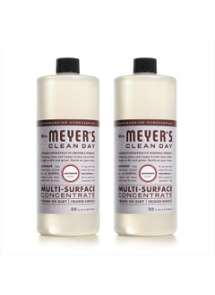 Mrs. Meyer's Clean Day Multi-Surface Cleaner Concentrate, Use to Clean Floors, Tile, Counters, Lavender, 32 fl. oz - Pack of 2  - Image 1