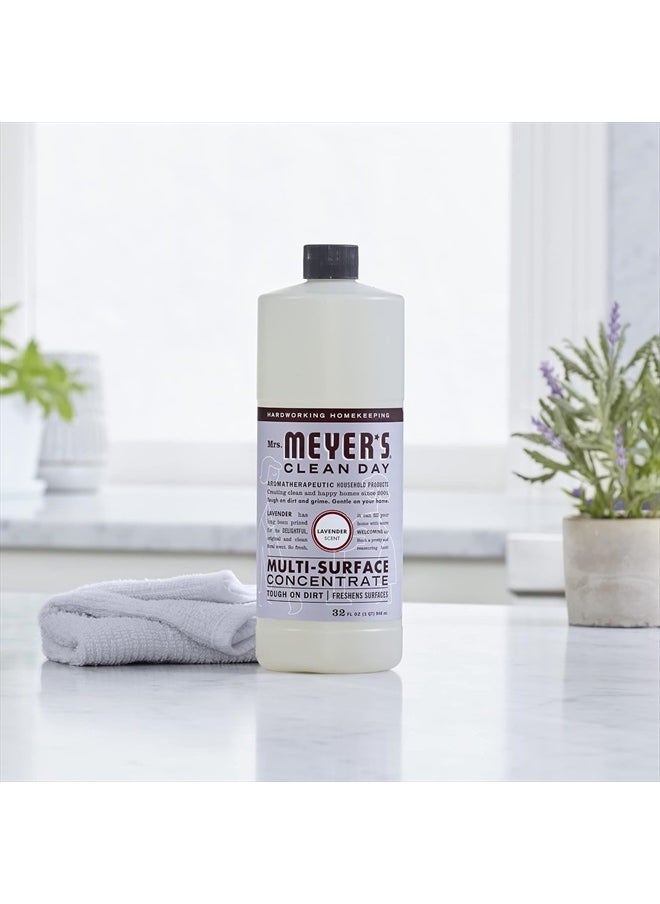 Mrs. Meyer's Clean Day - Multi-Surface Cleaner Concentrate, Use to Clean Floors, Tile, Counters, Lavender, 32 fl. oz - Pack of 2 - Image 1