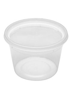 Restaurantware Restaurantware-Asporto 16 Ounce To Go Boxes, 100 Microwavable Round Soup Containers - Clear Plastic Lids Included, Do Not Contain BPA, Clear Plastic Soup Containers, Disposable  - Image 1