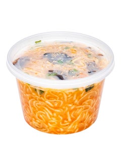 Restaurantware Restaurantware-Asporto 16 Ounce To Go Boxes, 100 Microwavable Round Soup Containers - Clear Plastic Lids Included, Do Not Contain BPA, Clear Plastic Soup Containers, Disposable  - Image 2