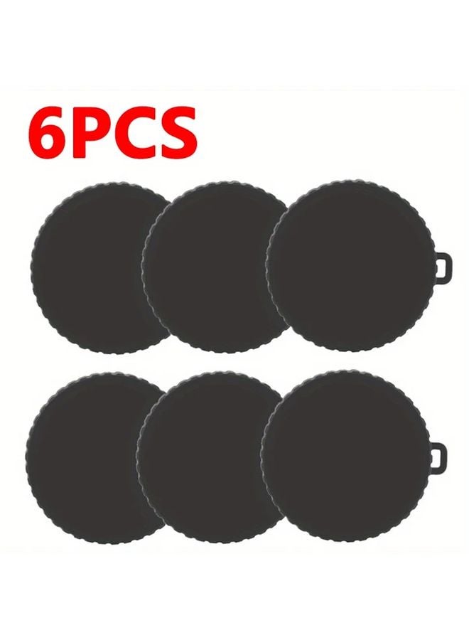 6 PCS Non Slip Silicone Lens Protective Cover For DJI Osmo Action 5Pro 4 3 Camera - Image 1