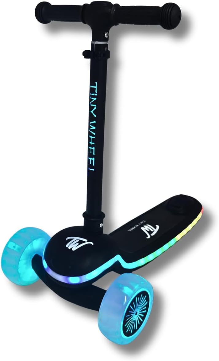 TINY WHEEL TW Light Up Scooter - Black - Image 4