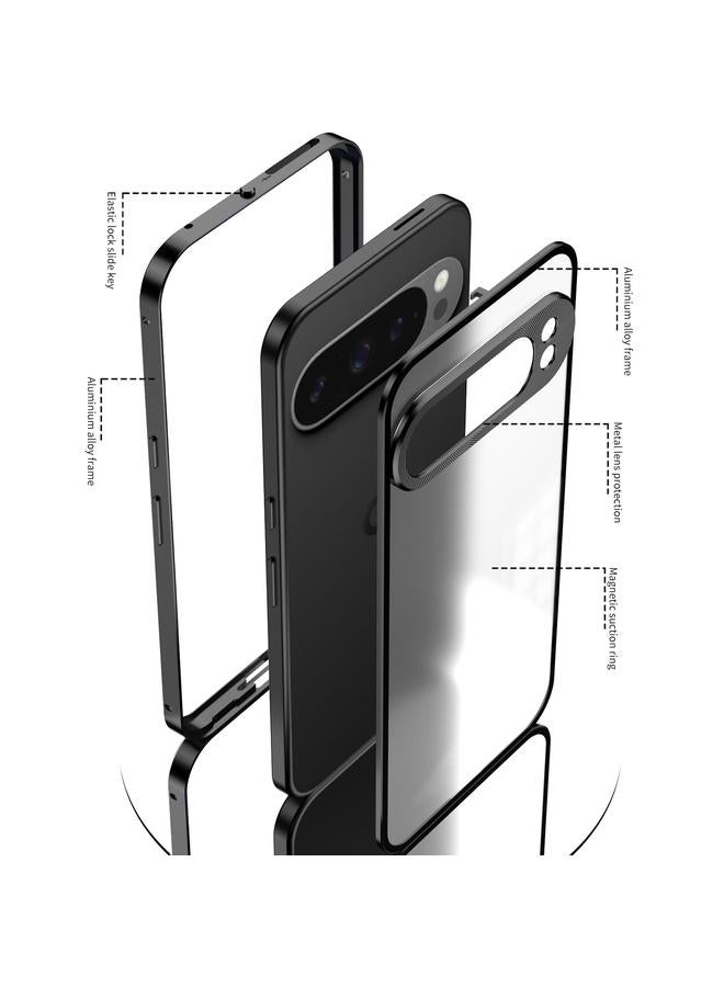 اس-توب جراب لهاتف Google Pixel 9 / 9 Pro مع مشبك سناب وإطار معدني غير لامع - Image 4