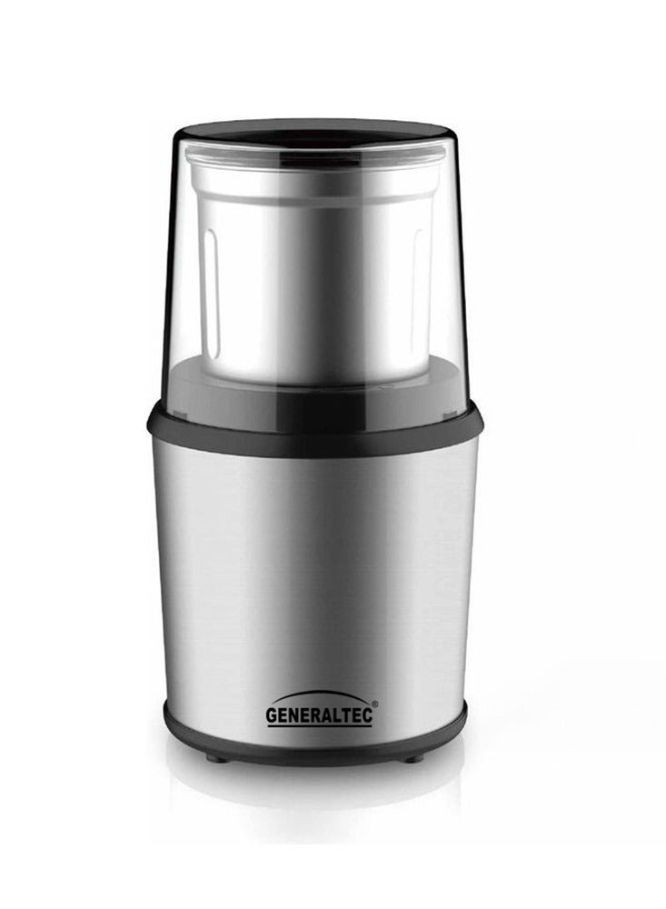 GENERALTEC Generaltec 200W Coffee Mill with 75g Removable Grinder jar and Stainless Steel Durable Blade  - Image 1