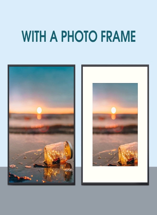 HOTUO 10 Pack Acid Free Ivory Picture Frame Mats, Pre-Cut 8x10 Picture Mats with Ivory Core Bevel Cut for 5x7 Photo, Signature Friendly 4 Ply Thickness Photo Mat for Frames/Artwork/Prints/Pictures - Image 5