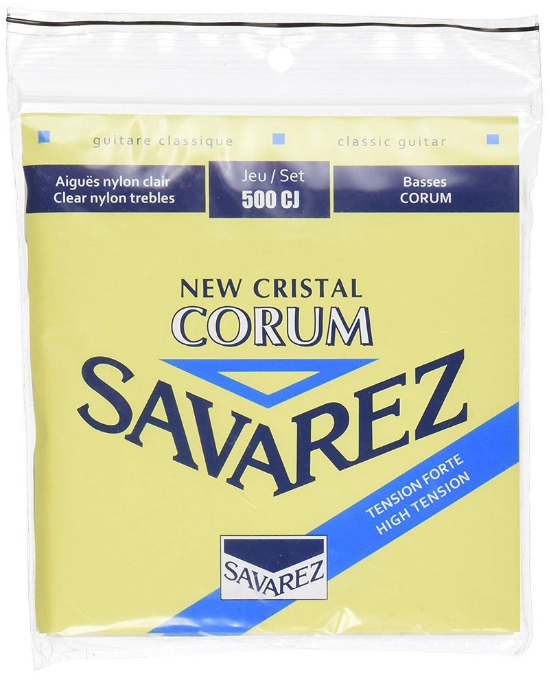 Savarez 500CJ High Tension Classical Guitar Cristal Trebles, Corum Basses, Full 6 String Set - Image 4