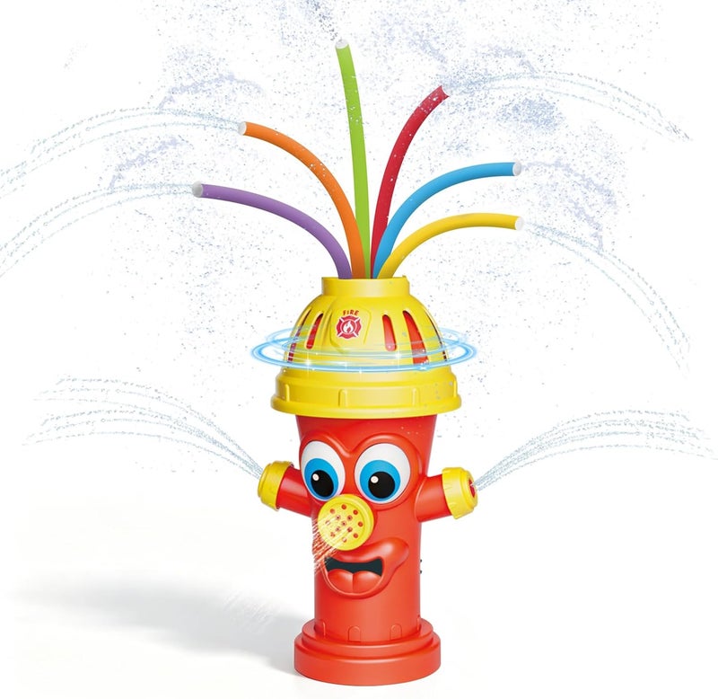 KOALA DIARY Sprinkler for Kids and Toddlers – 6 Wiggle Tubes Outdoor Toddler Toys for Summer Backyard Water Games, Attaches to Garden Hose, Fun Water Toy Gifts for 3 4 5 6 7 8 Year Old Boys Girls - Image 1