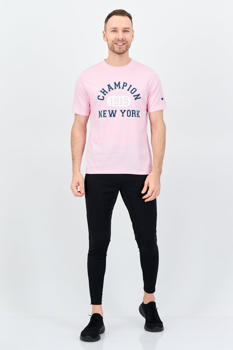 Champion Men Sportswear Fit Short Sleeve Outdoor T-Shirt, Pink - Image 4