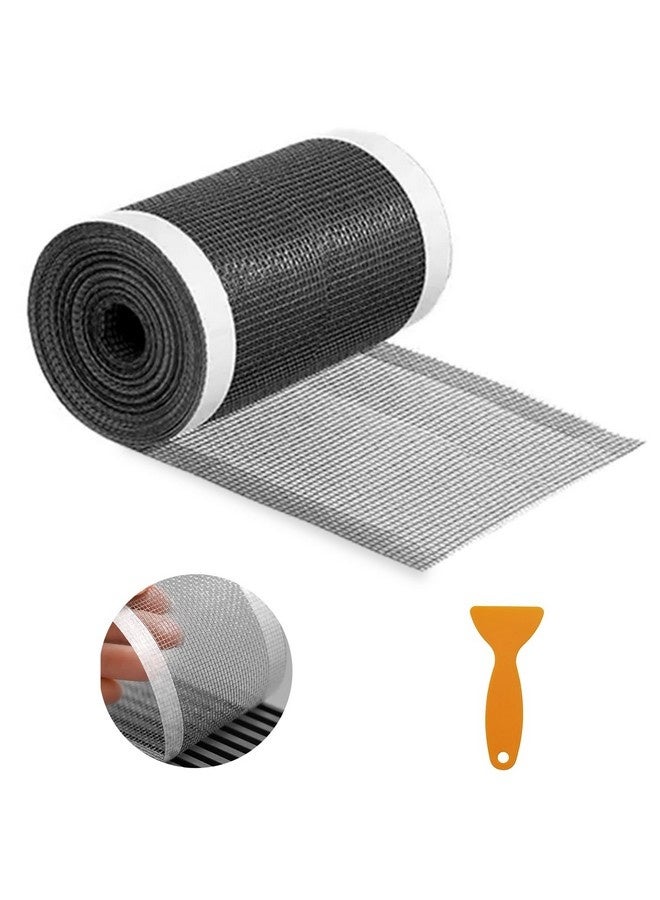 Beauenty Disposable Hair Catcher Shower Drain Mesh Stickers, Cutable Shower Drain Cover Hair Catcher for Any Length,Hair Stopper for Linear Shower Drain with Removal Tool (4.7in*16.4FT 1Pack) - Image 1