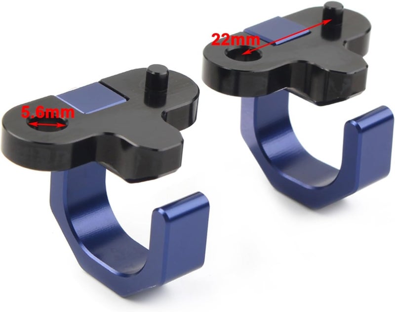 Wivplex Aluminum Motorcycle Brake Hose Clamp - Image 2