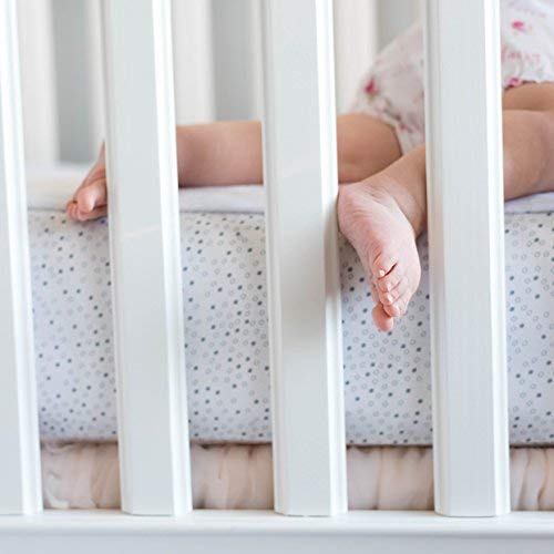 QuickZip Crib Extra Zip-On Sheet (SecureFit Wraparound Base Not Included) - Faster, Safer, Easier Baby Crib Sheets - White 100% Cotton - Fits All Standard Crib Mattresses - Image 5