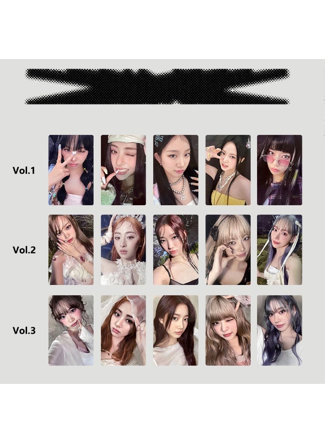 NIBEMINENT 5 قطع بطاقات لومي سهلة من كيبوب لي سيرافيم لهدايا مجموعة المعجبين - Image 2