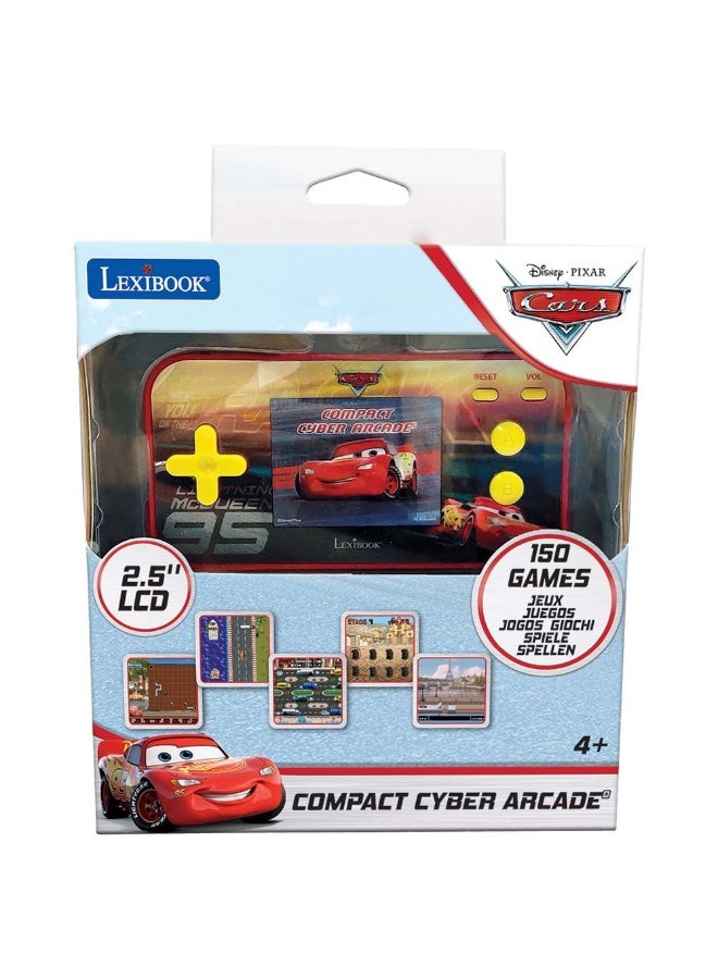 Lexibook Lexibook Cars Handheld Console Compact Cyber Arcade 2.5" 150 Games  - Image 1